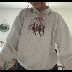 cute cat sweatshirt